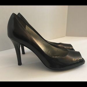 GIANNI BINI Pumps-Brown Patent Leather-Size 8M